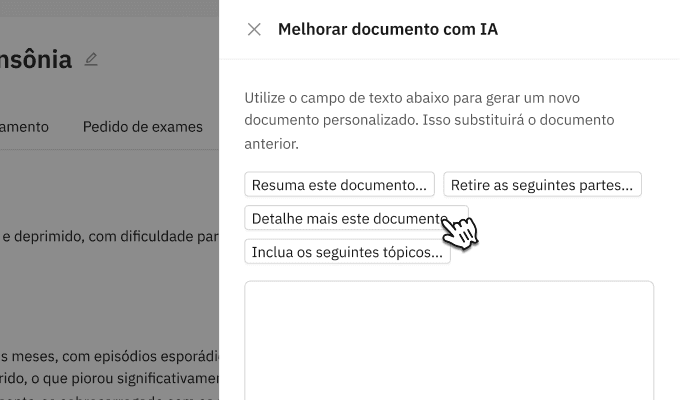 Enriqueça suas anamneses com Inteligência Artificial